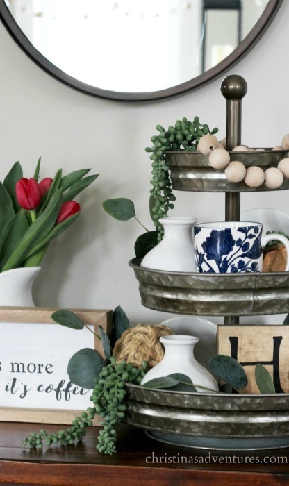 how to style a tiered tray