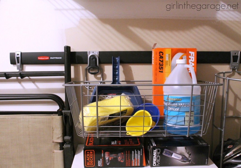 Advice for clearing the clutter and organizing your garage.  girlinthegarage.net  #sponsored #ad