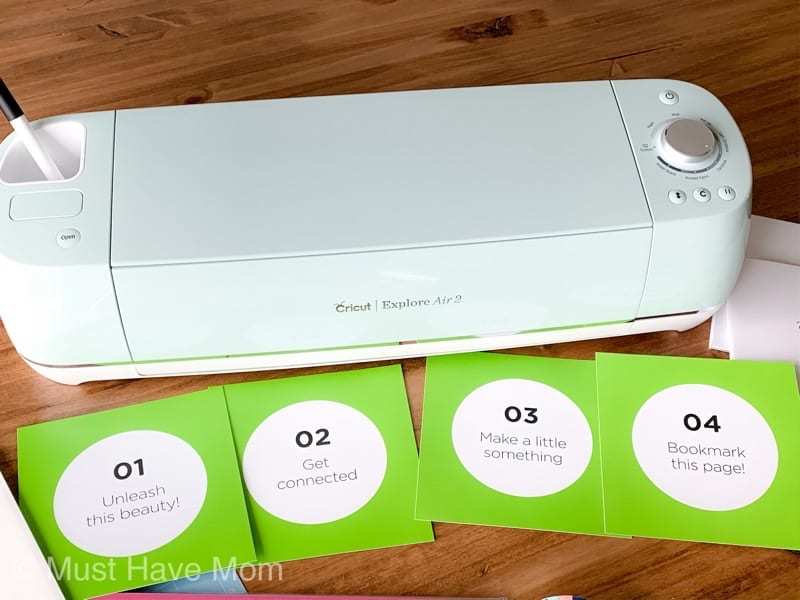 how to set up Cricut Explore Air 2