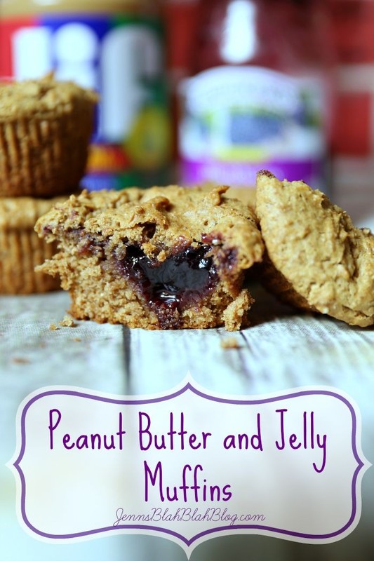 Peanut Butter and Jelly Muffins recipe