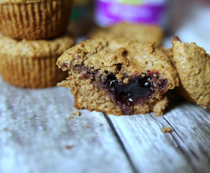 Peanut Butter and Jelly Muffins