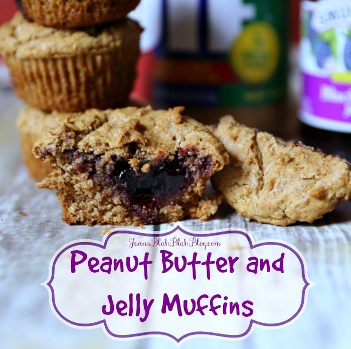Super Yummy Peanut Butter & Jelly Muffins Recipe Jenns Blah Blah Blog