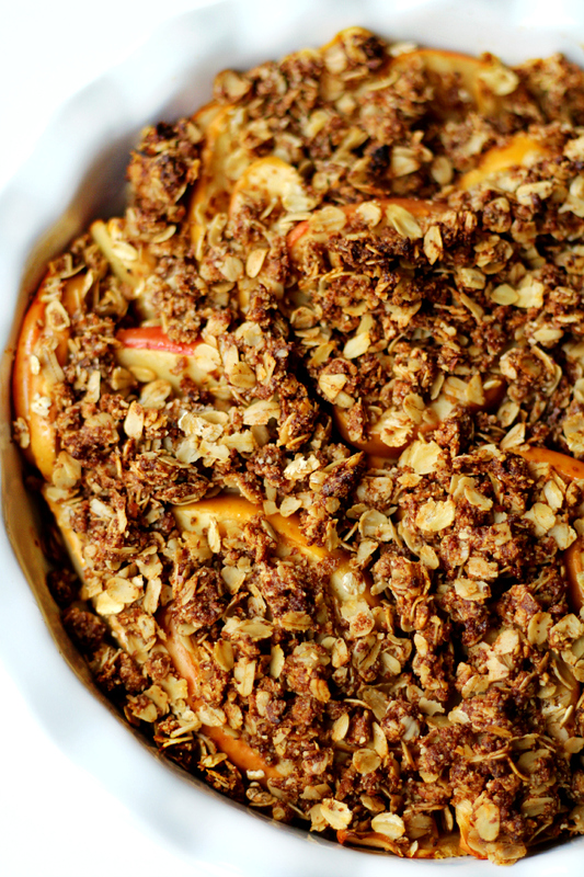 Healthier Apple Crumble