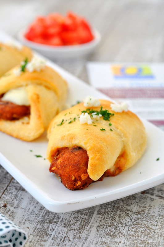 Chicken Taco Crescent Roll Ups