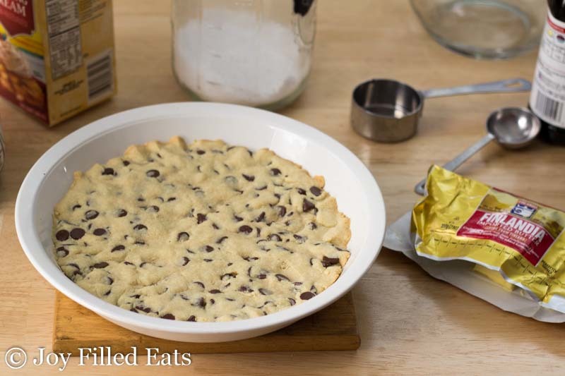 Chocolate Chip Pie - Low Carb, Grain & Sugar Free, THM S