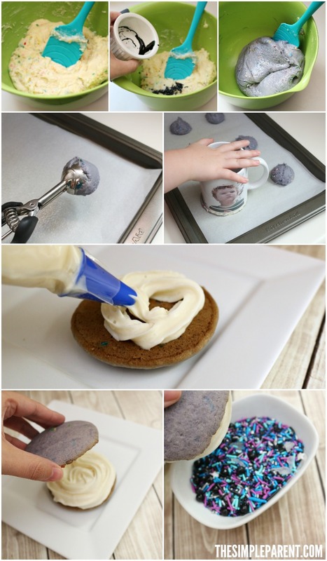 Easy Space Cookies Recipe Cake Mix Cookies The Simple Parent
