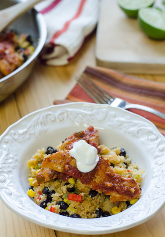 Mexican Chicken Couscous Bowls