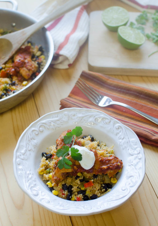 Mexican Chicken Couscous Bowls