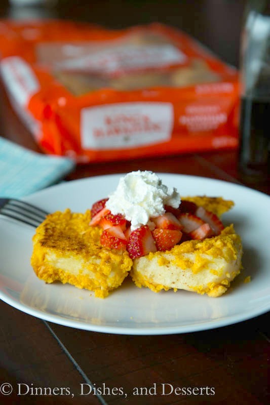 crunchy hawaiian french toast on a plate