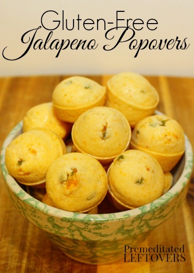 A quick and easy recipe for Gluten-Free Jalapeno Popovers