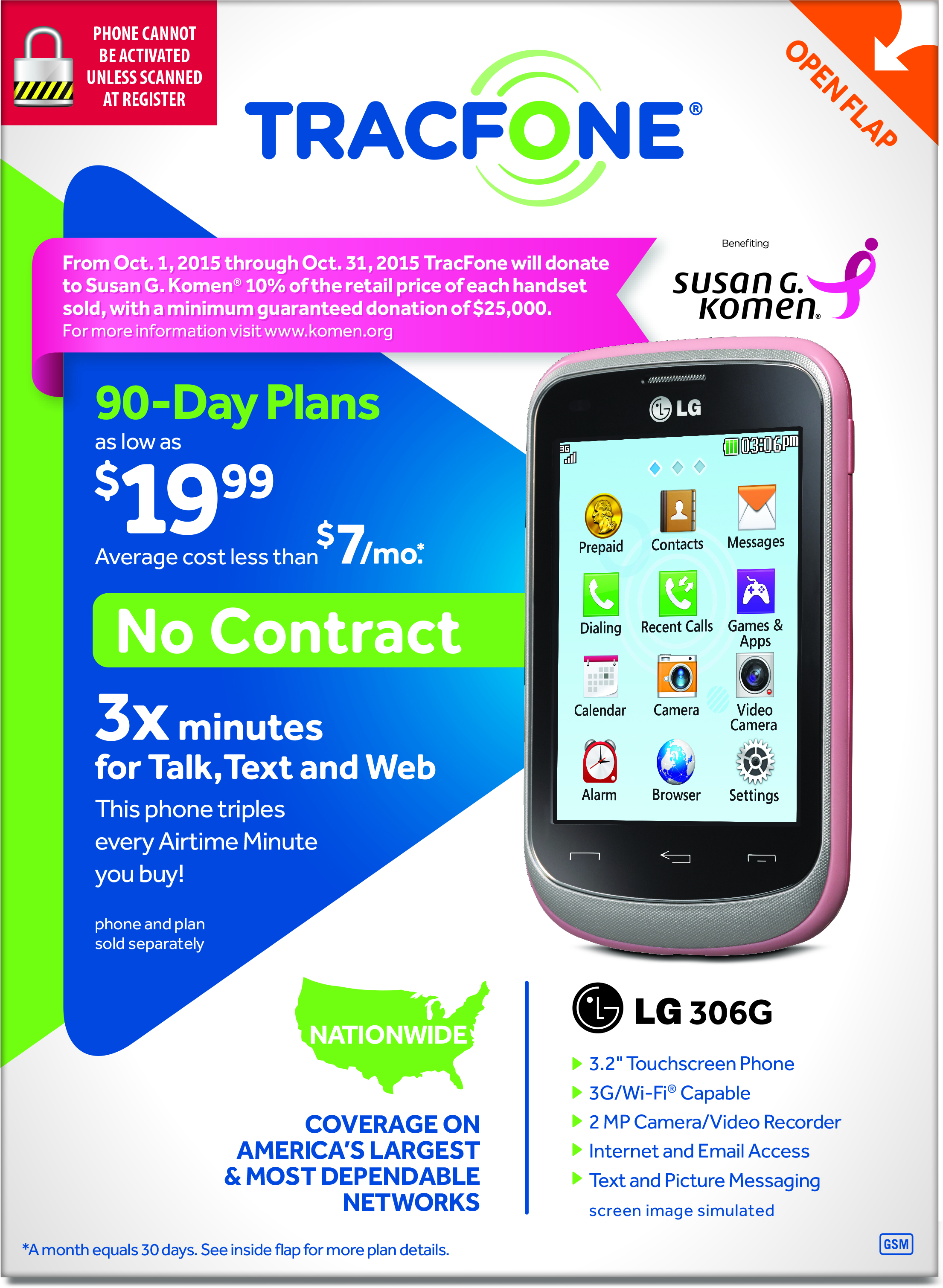 tracfone breast cancer awareness ad plans service minutes