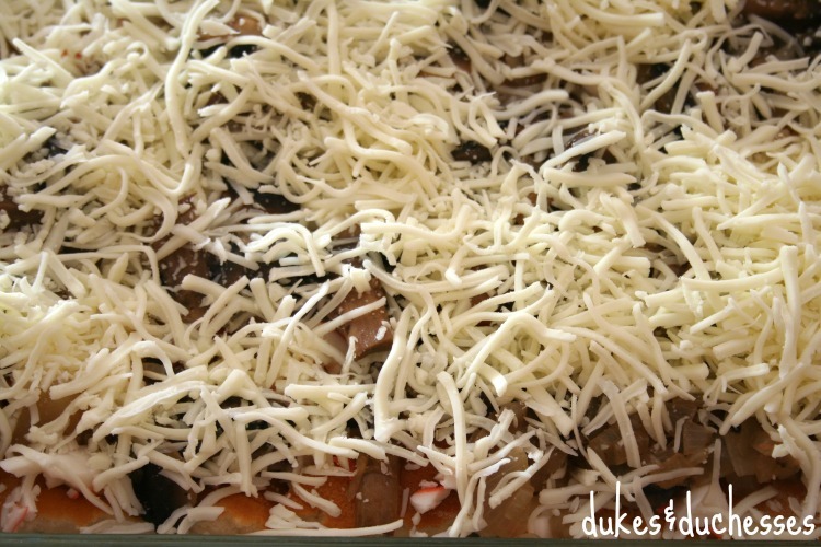 baked crab strata