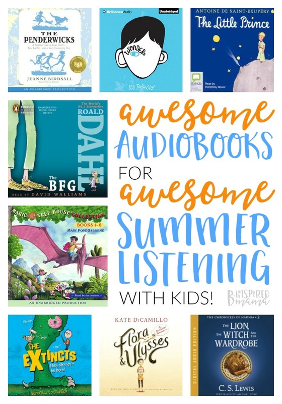 The Best Audiobooks for Kids - to Make Summer Learning Easy Peasy and Fun - at B-Inspired Mama