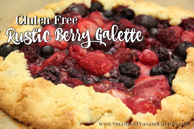 Gluten Free Rustic Berry Galette Recipe // SmashedPeasandCarrots.com