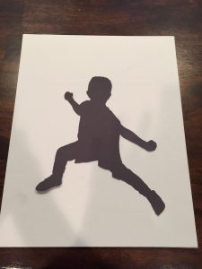 You can do amazing things with your Cricut Explore Air 2, like cut a silhouette of someone!
