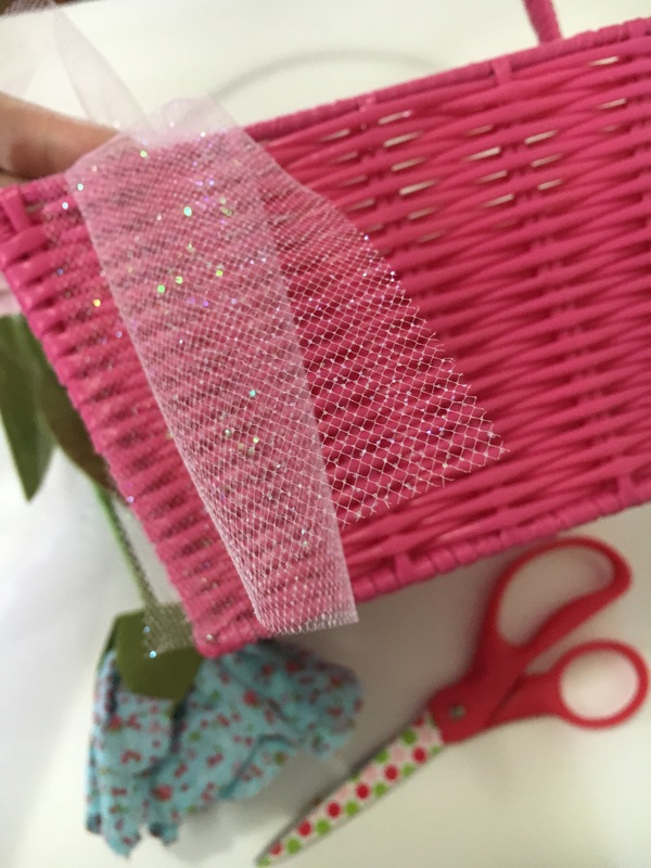 Olivia's First Easter Outfit from Kohls + DIY Tutu Basket