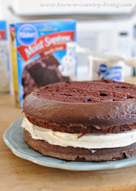 Cake Baking Tip: Cut off the uneven top of a layer cake to create a smooth top.