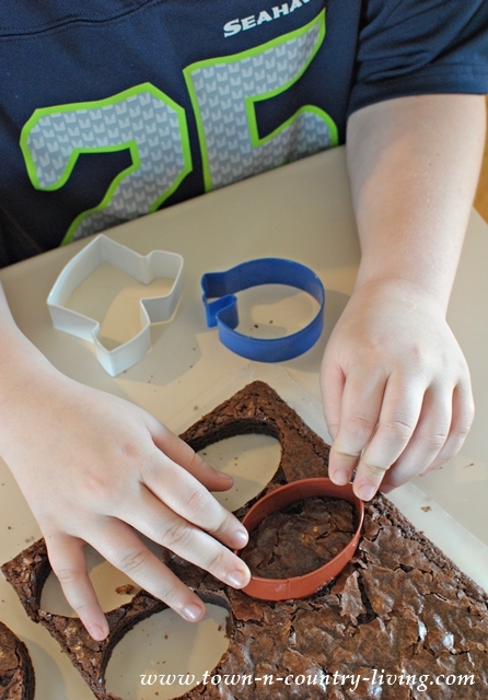 Making Game Day Brownies with the Family