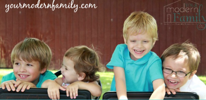 A group of kids smiling for the camera.